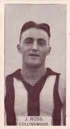 1933 Wills's Victorian Footballers (Small) #110 Jack Ross Front